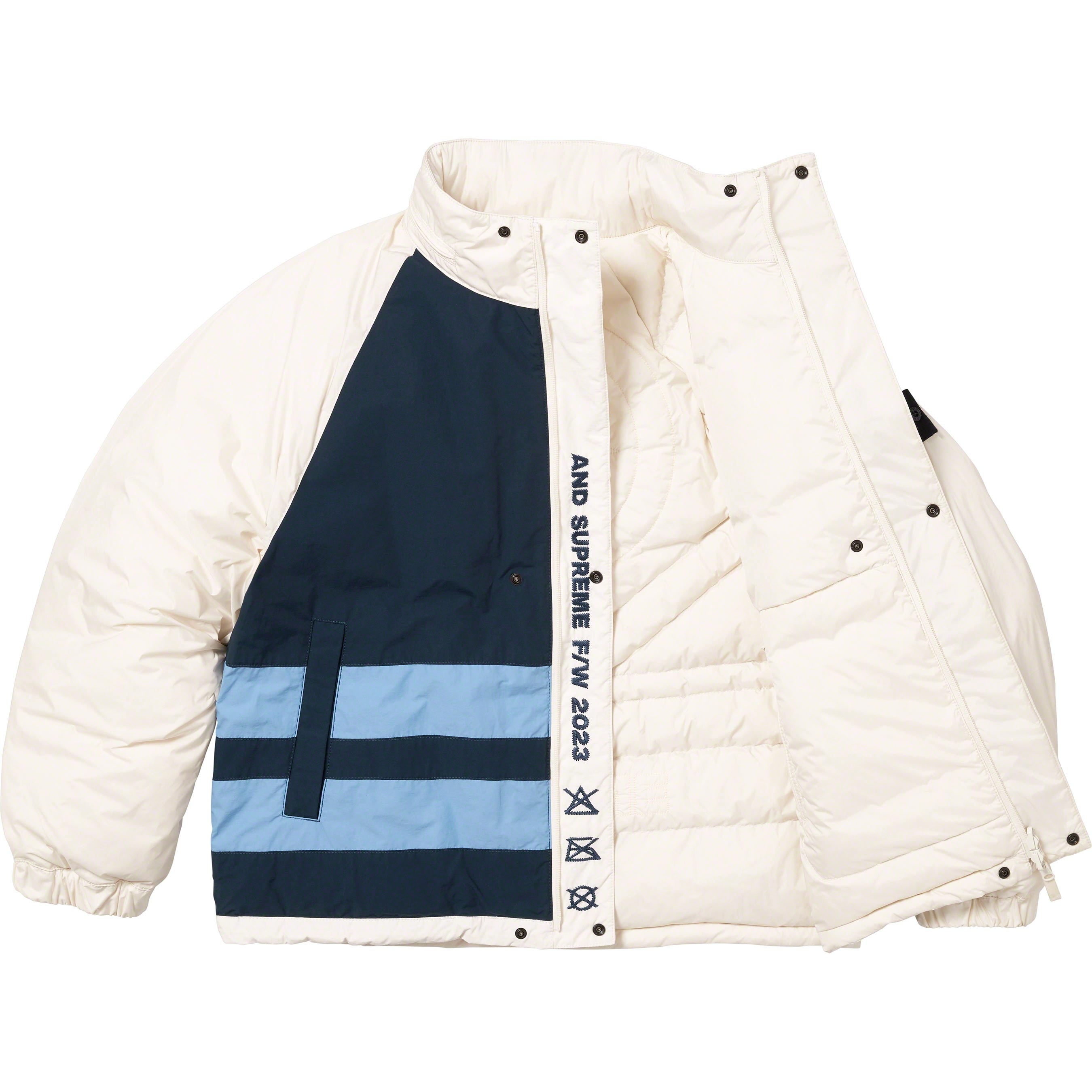 Supreme®/Stone Island® Reversible Down Puffer Jacket view 18